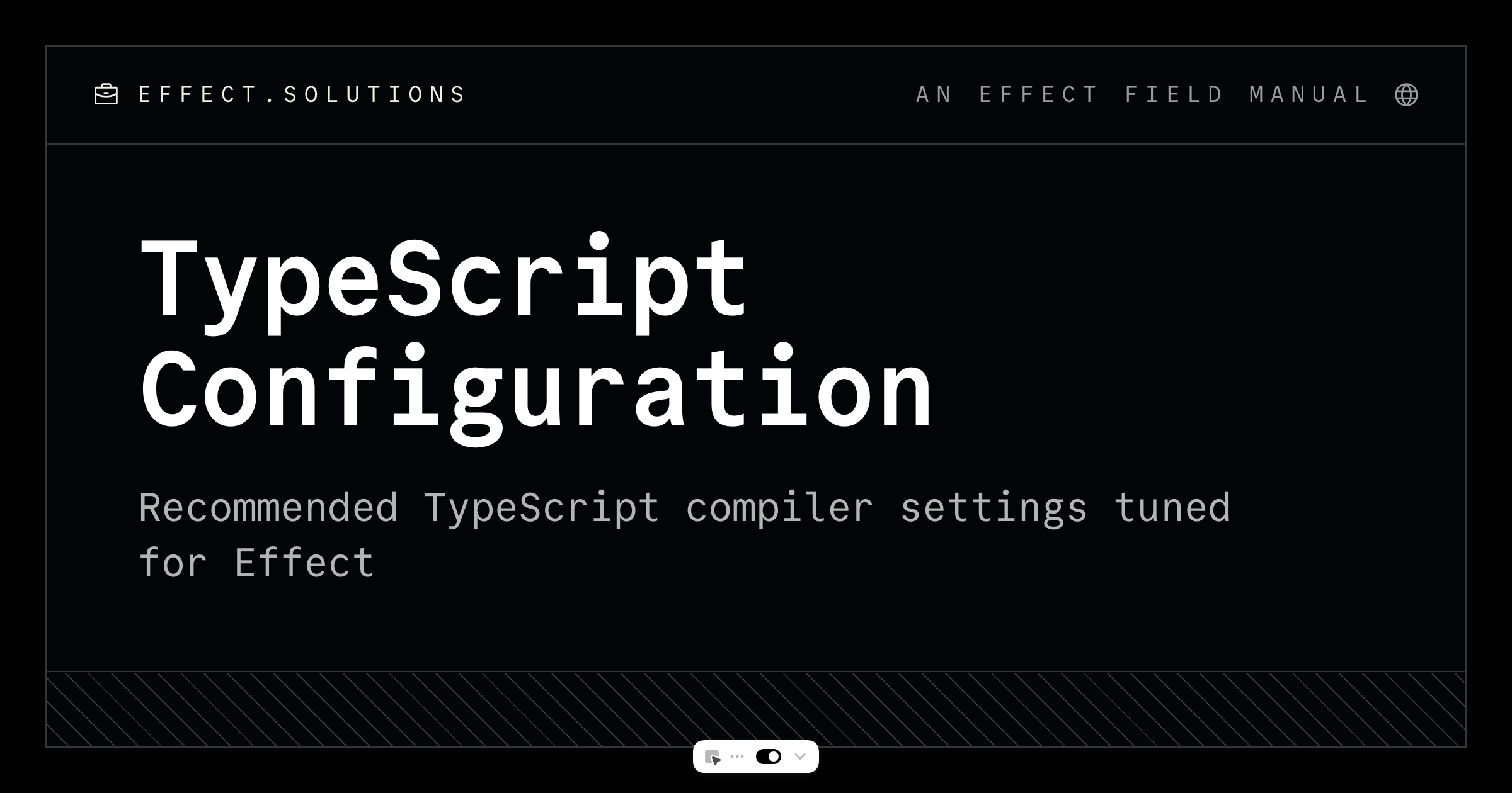 TypeScript Configuration - Effect Solutions | Effect Solutions